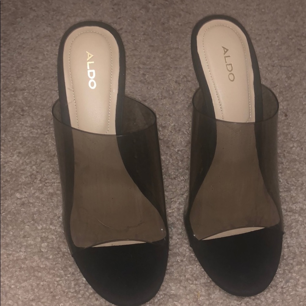 Black Aldo heels